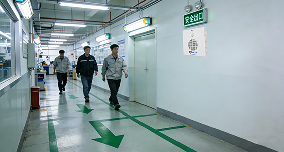 安全通道指引提示